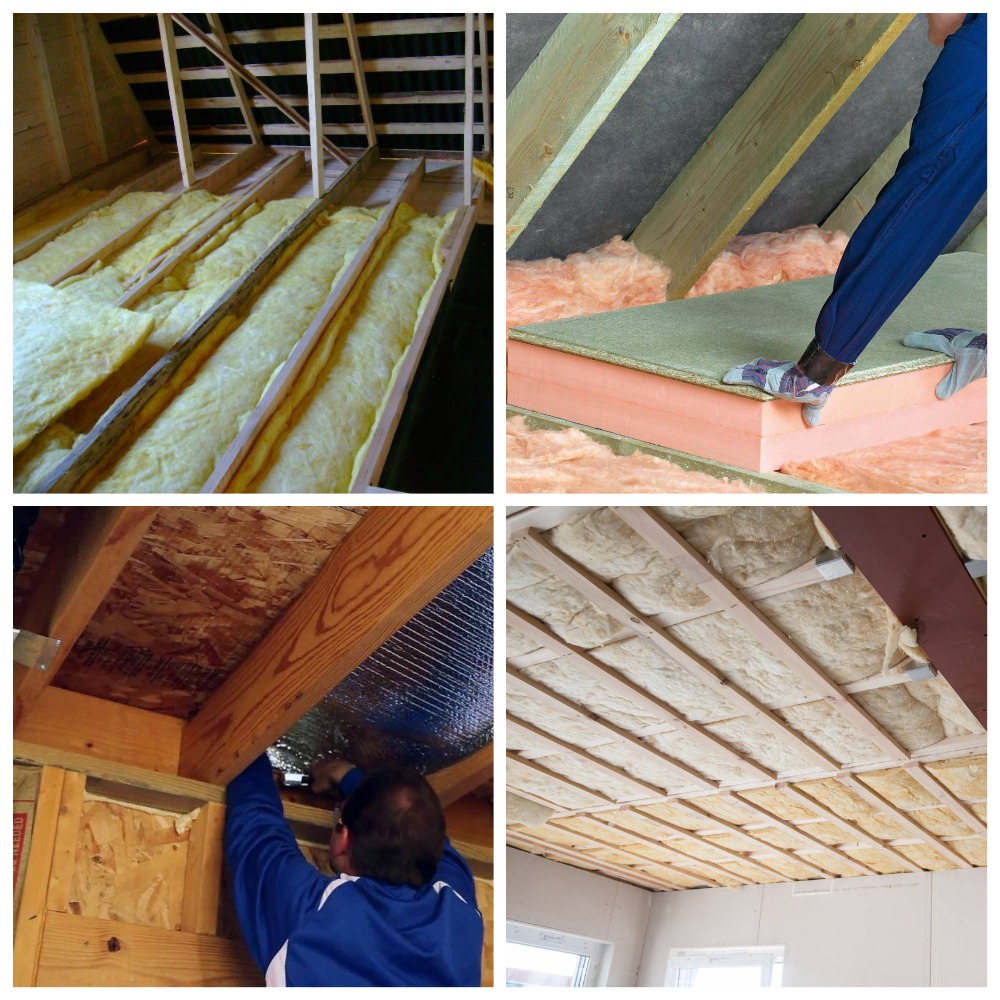 Как подобрать утеплитель для потолка в деревянном доме